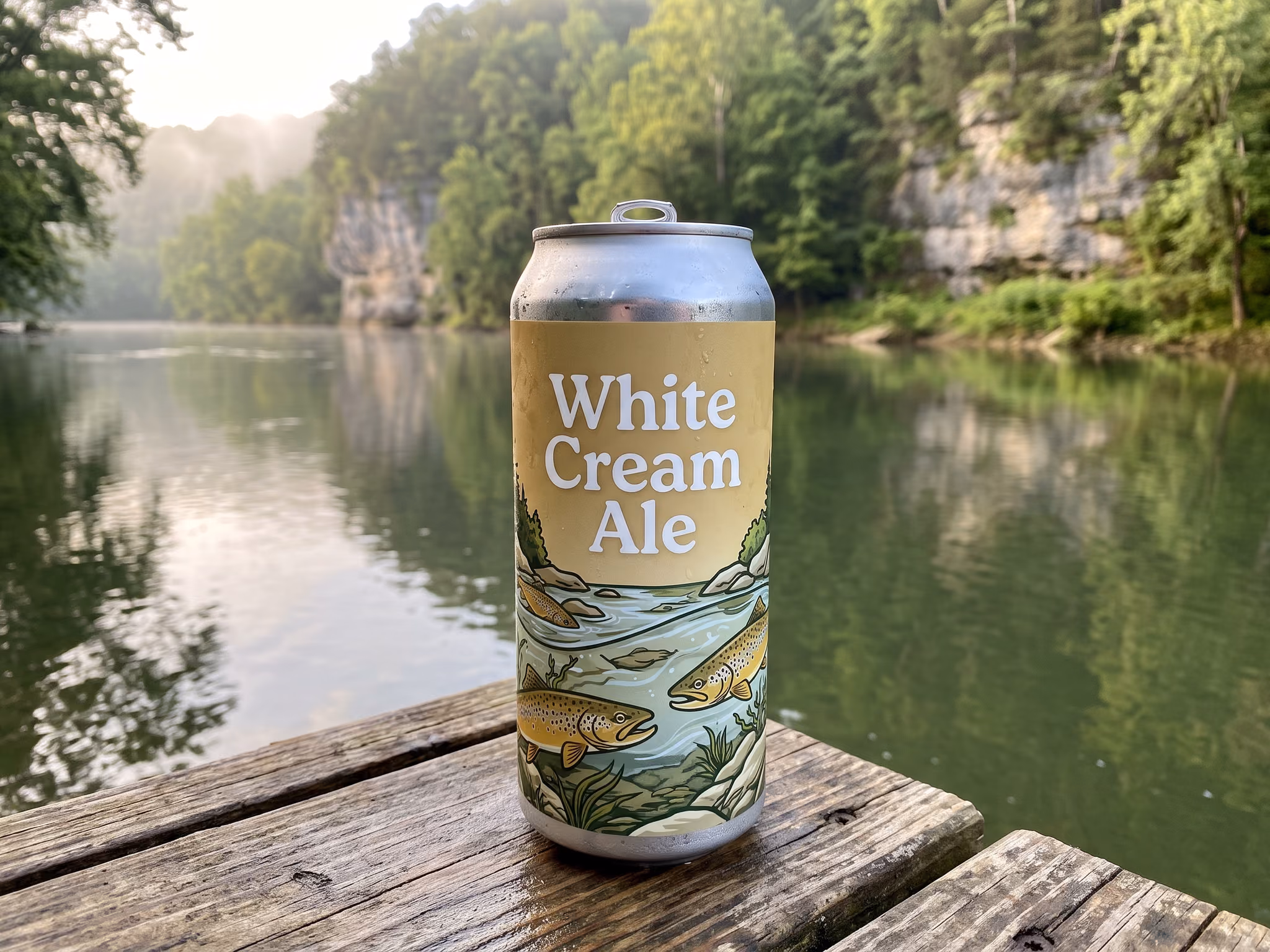 White Cream Ale — a river beer by John Derek Leavitt