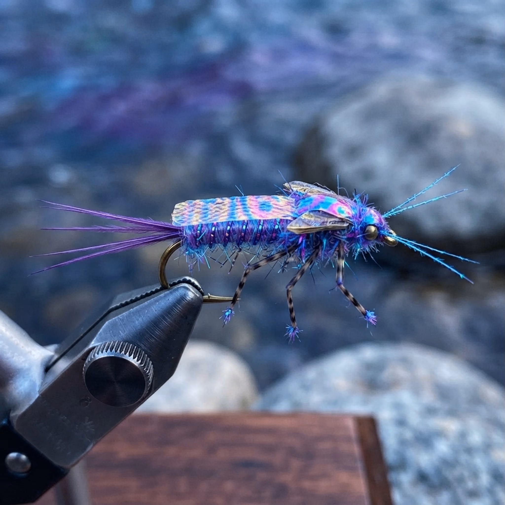 Iridescent Stonefly Nymph — a fly pattern by Dekasso