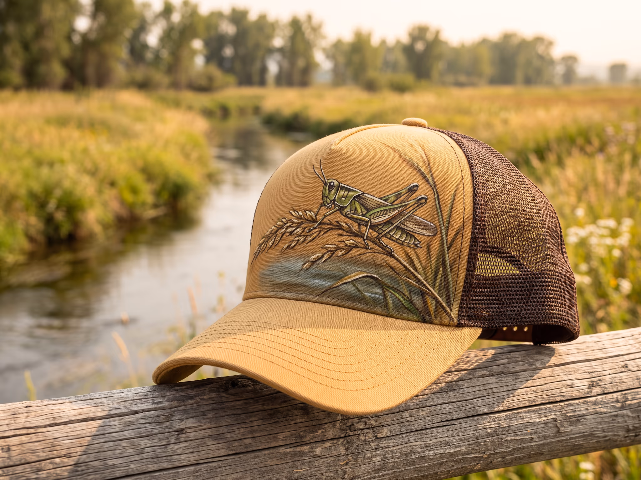 Riverbank Hopper — a trucker hat by Dekasso