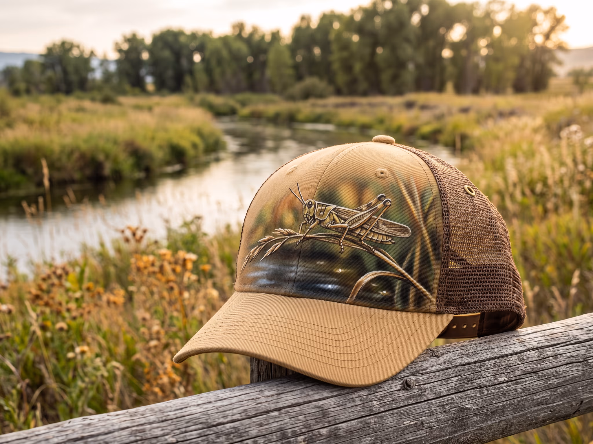 Riverbank Hopper — a trucker hat by Dekasso