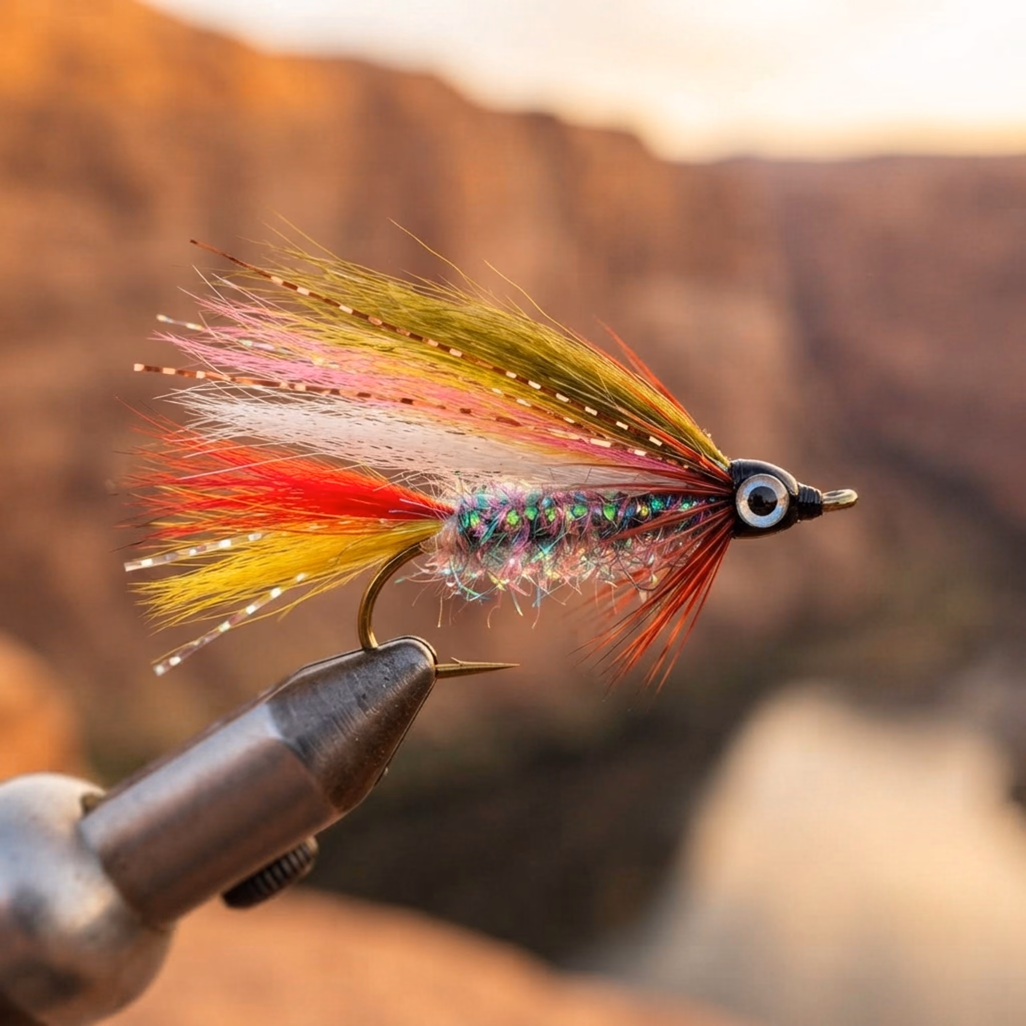 Multi-Color Bucktail Minnow Streamer — a fly pattern by Dekasso