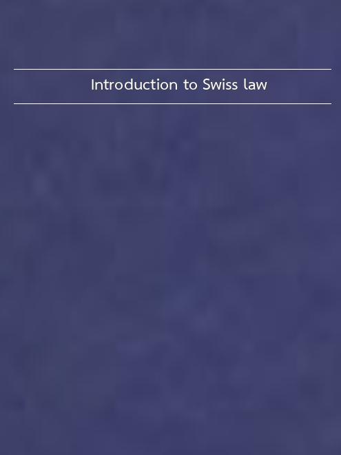 assignment swiss law