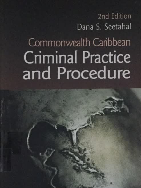 Commonwealth Caribbean Criminal Practice And Procedure 