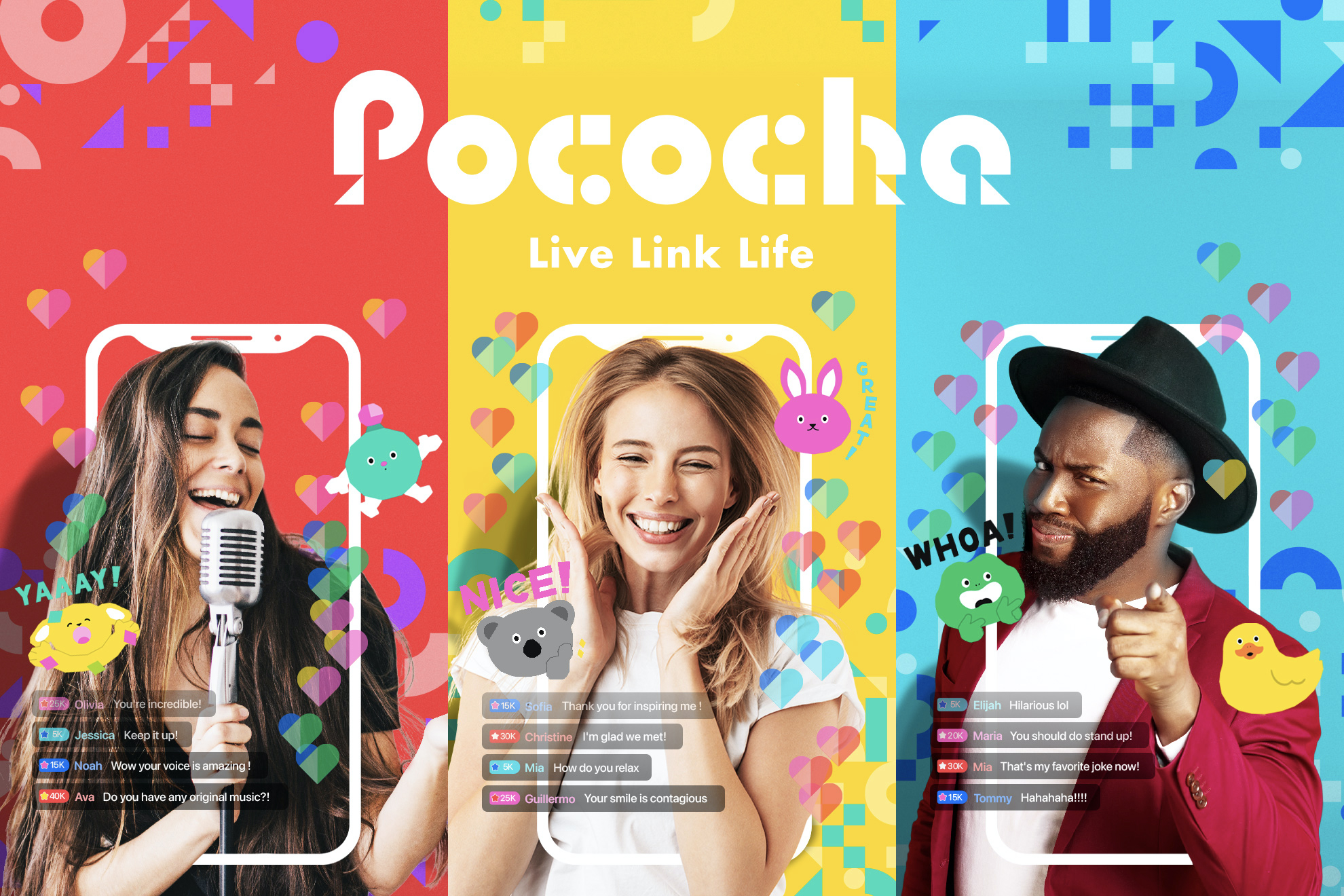 Pococha, One of the Top Live Streaming Apps in Japan, Makes its Debut