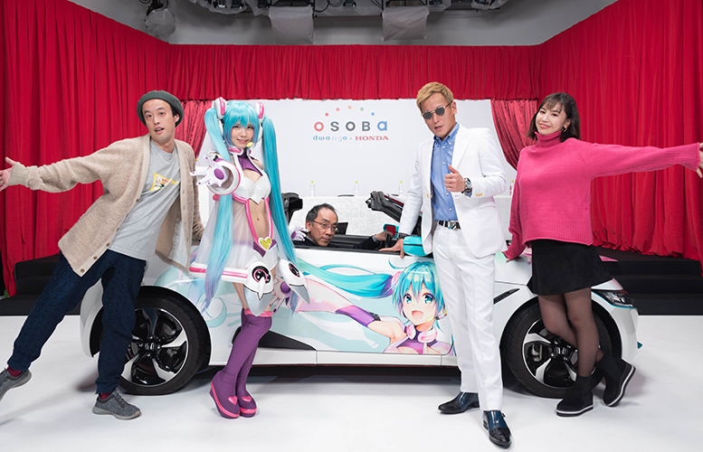ドワンゴ×Honda共同プロジェクト 矢吹健太朗が描く初音ミクの