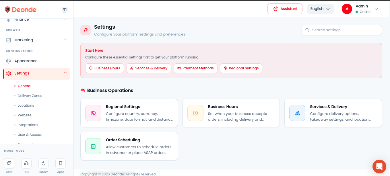 How to allow customers to place scheduled orders | Deonde Help Center