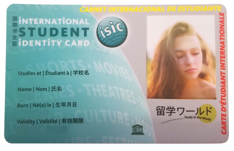 国際学生証 Isicカード