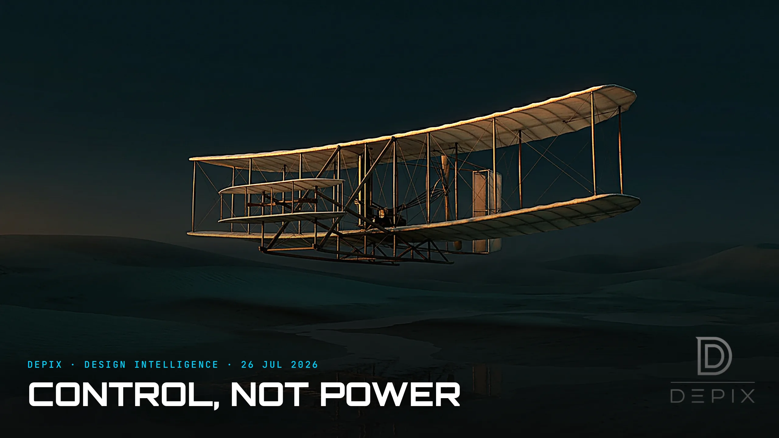 The Wright Brothers Didn't Win With Power. They Won With Control.