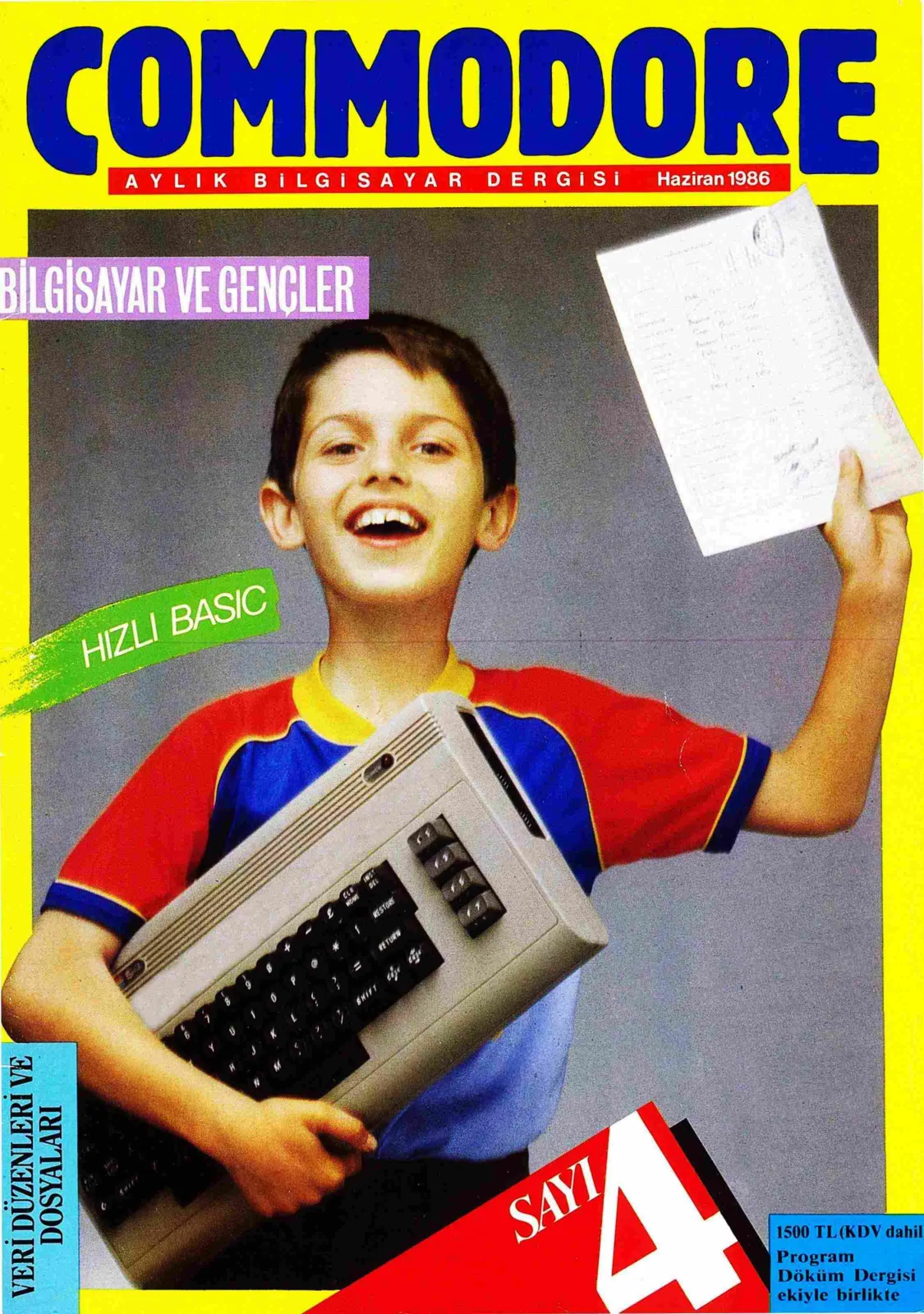Commodore sayı 4 kapağı