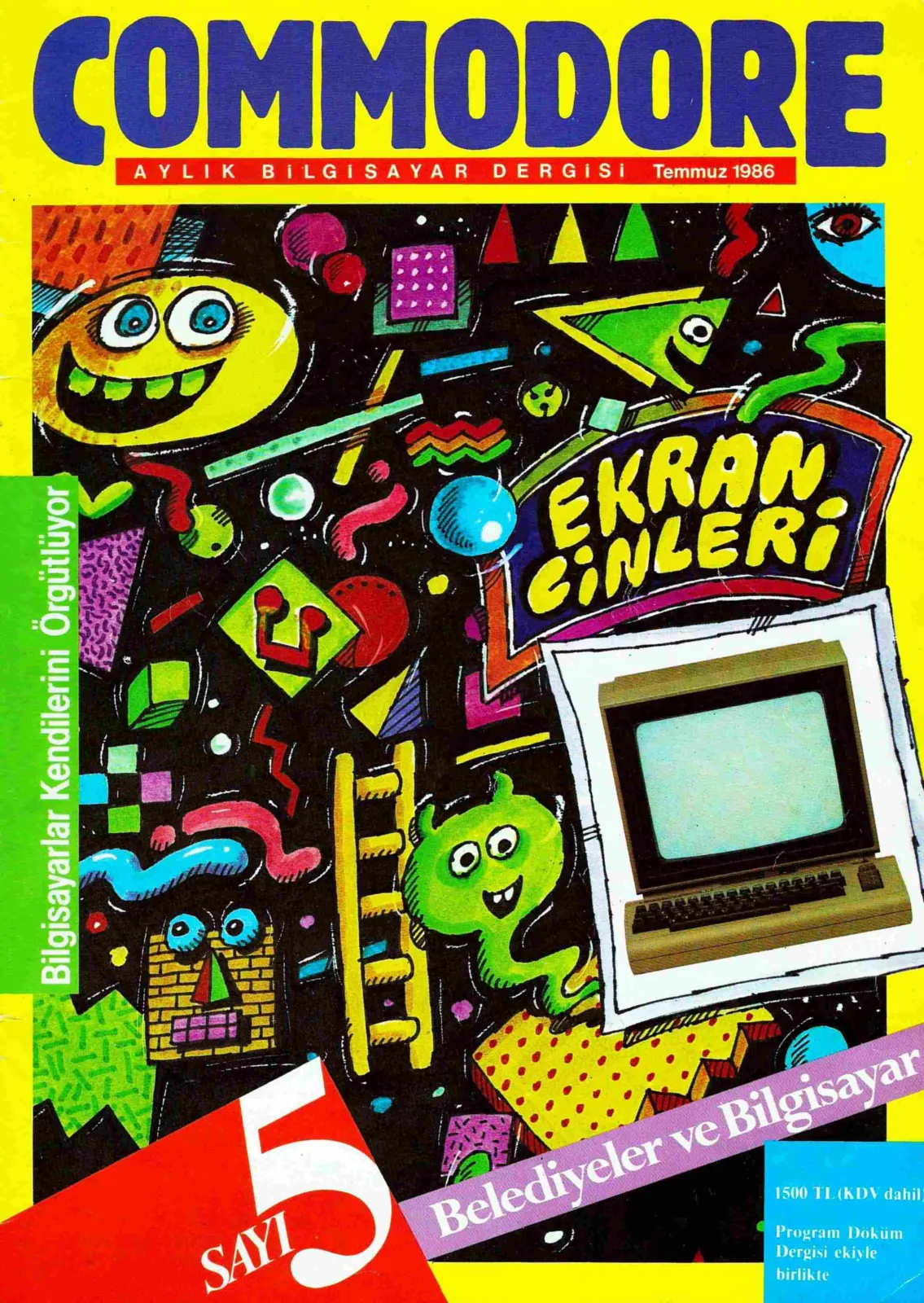 Commodore sayı 5 kapağı