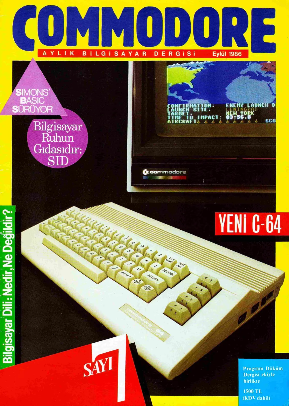 Commodore sayı 7 kapağı