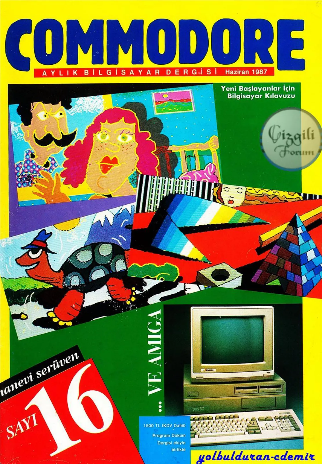 Commodore sayı 16 kapağı