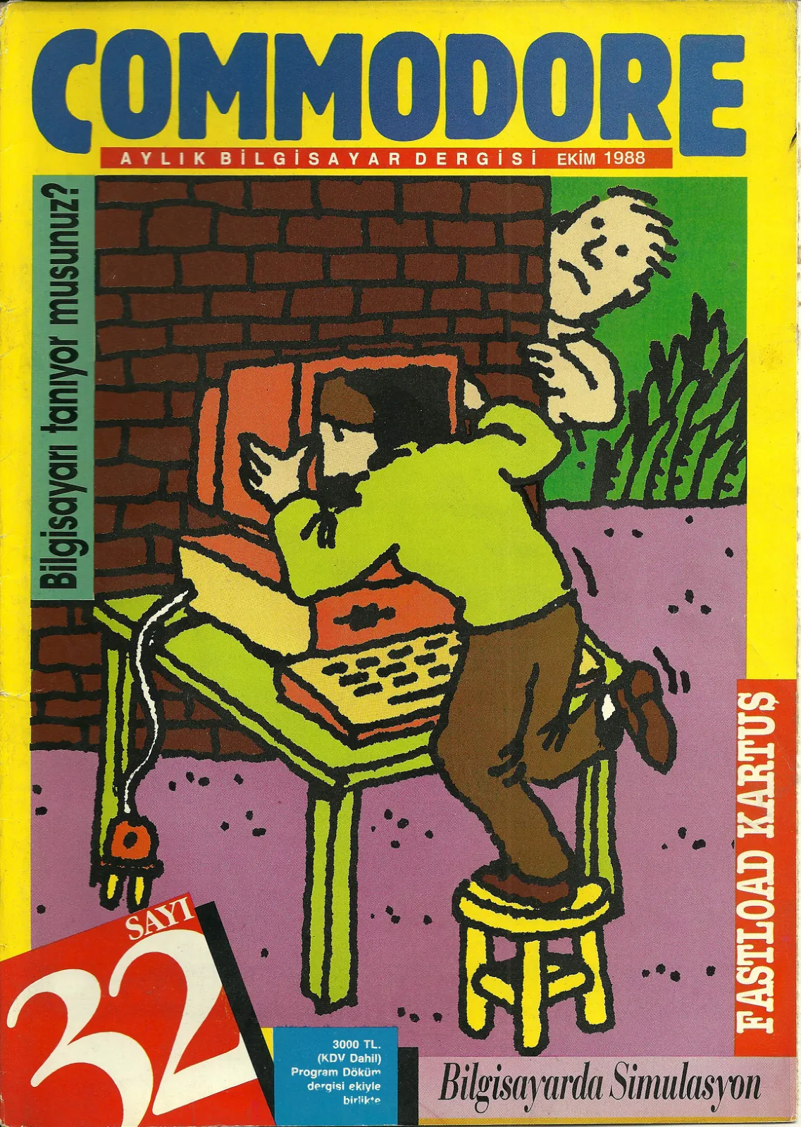 Commodore sayı 32 kapağı