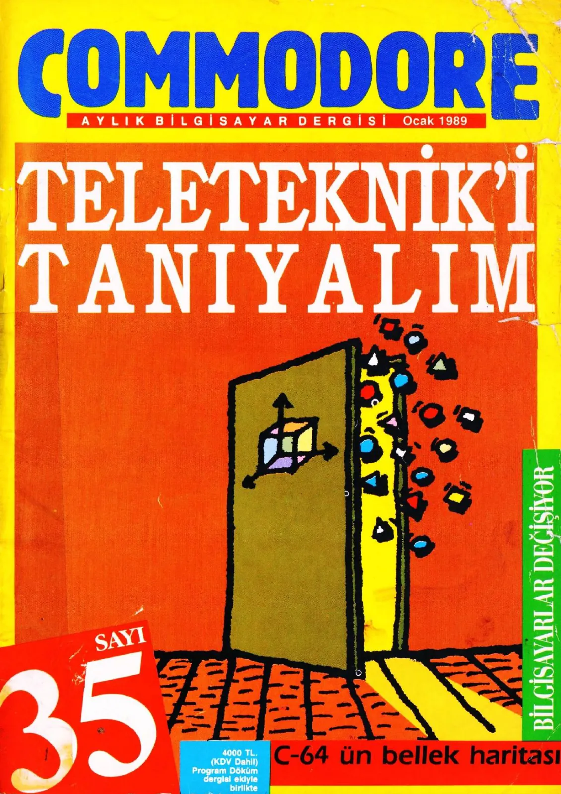 Commodore sayı 35 kapağı