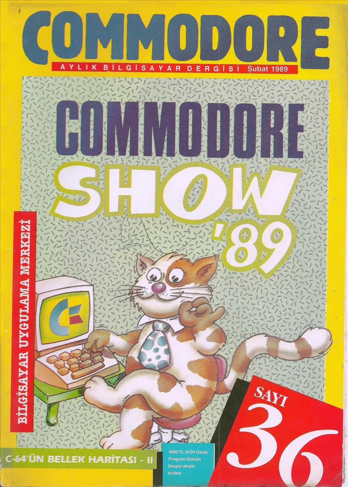 Commodore sayı 36 kapağı