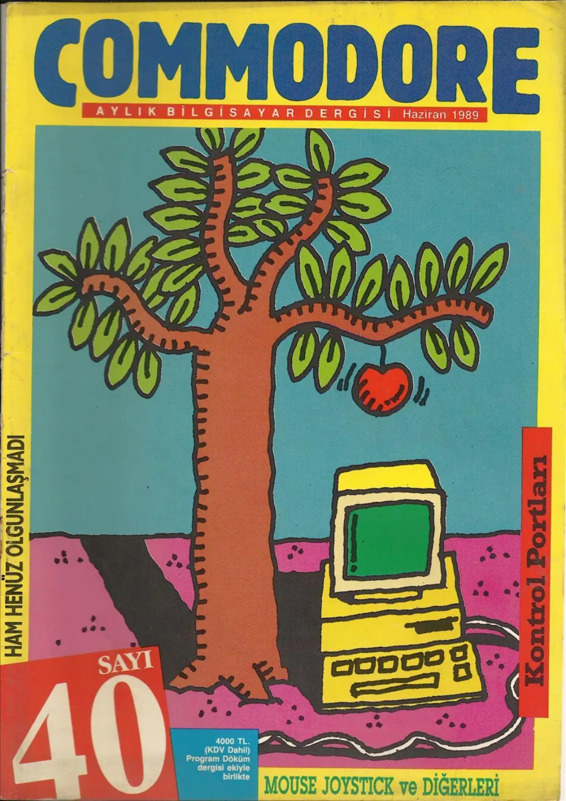 Commodore sayı 40 kapağı