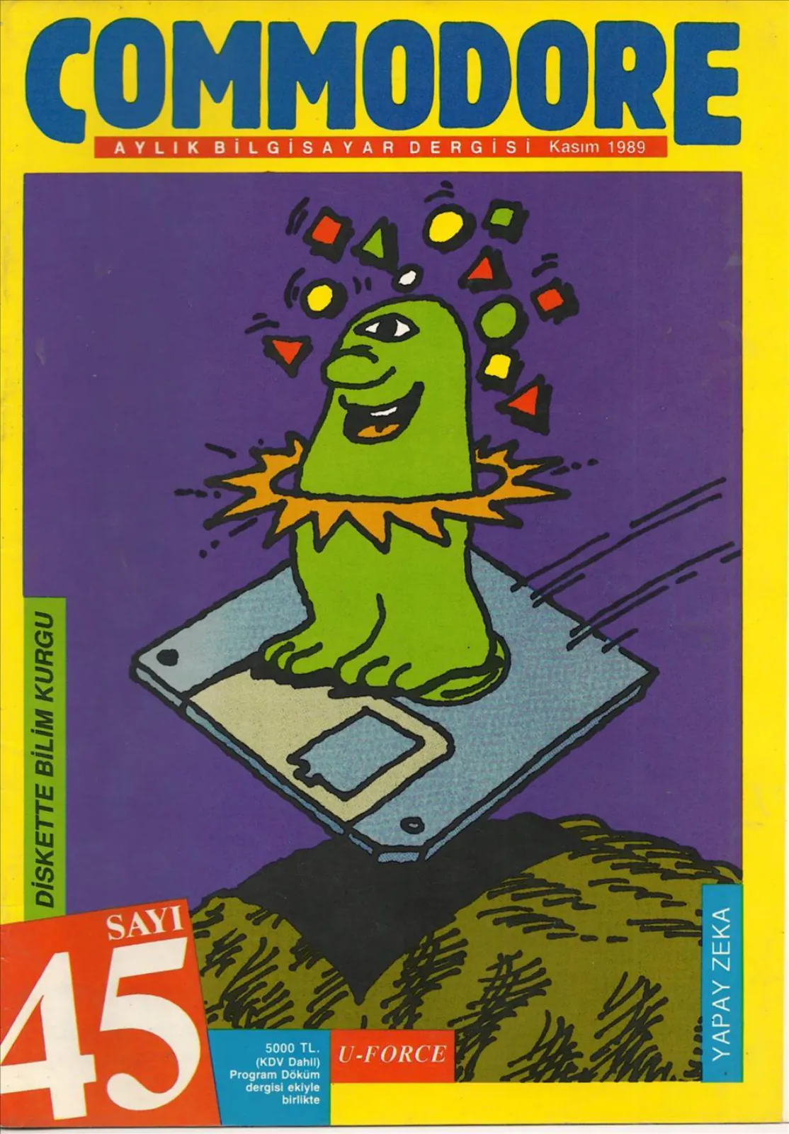 Commodore sayı 45 kapağı