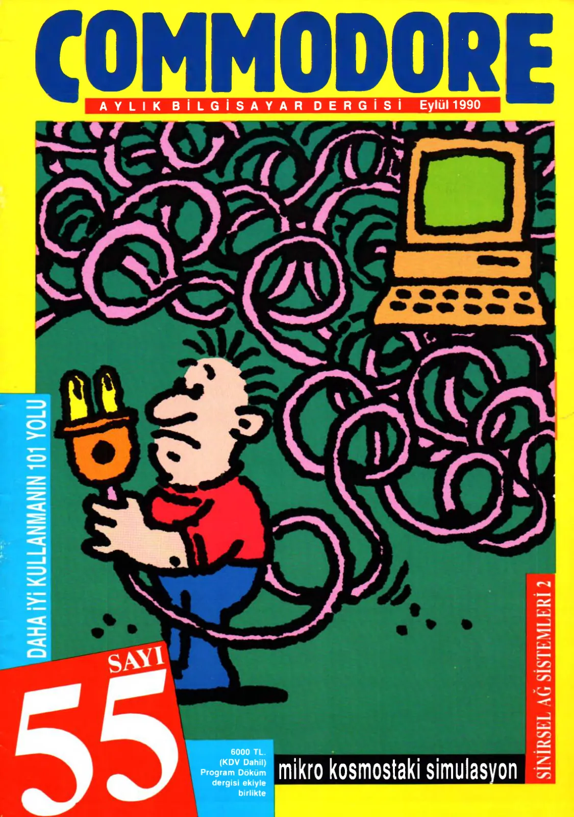 Commodore sayı 55 kapağı