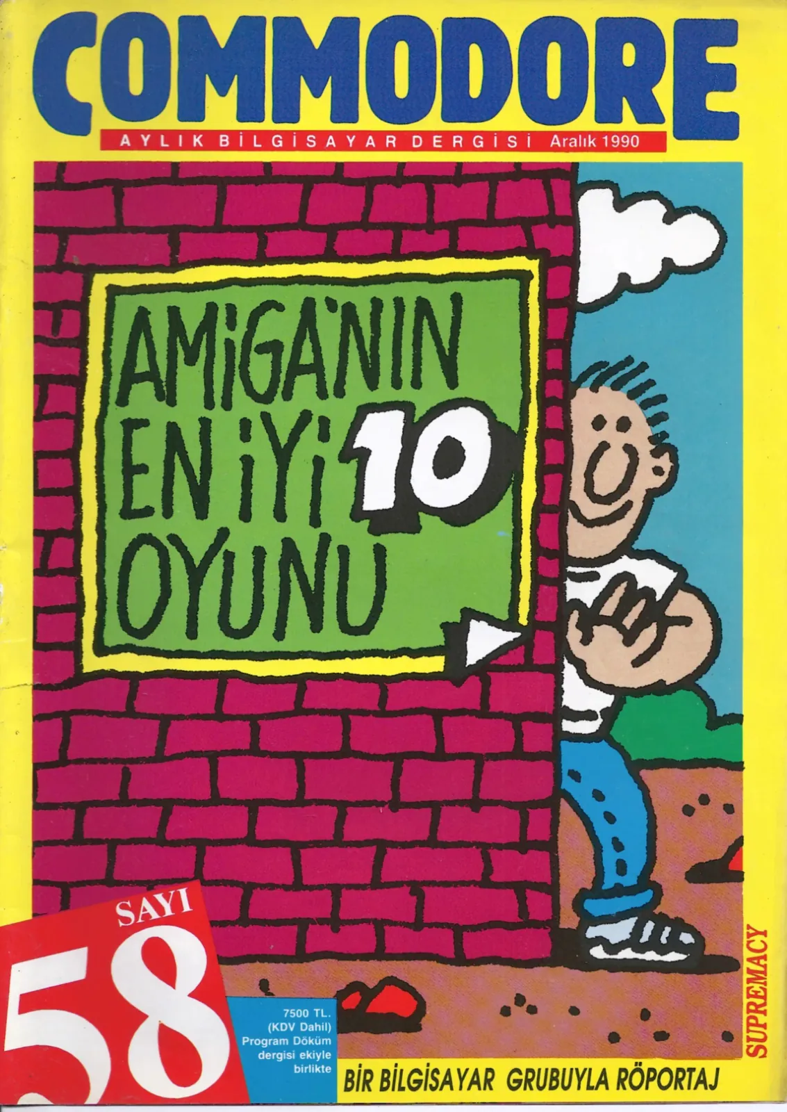 Commodore sayı 58 kapağı