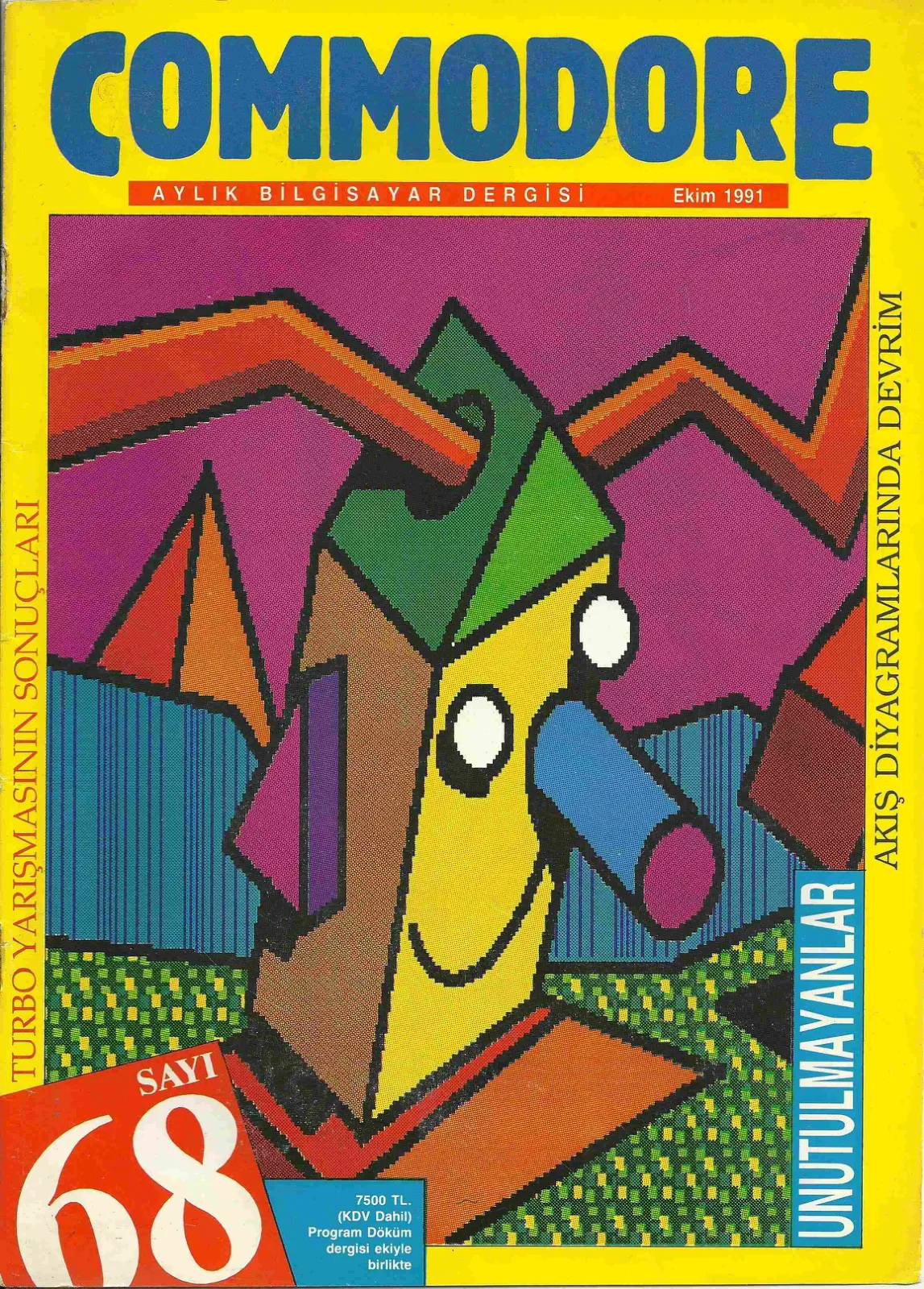 Commodore sayı 68 kapağı