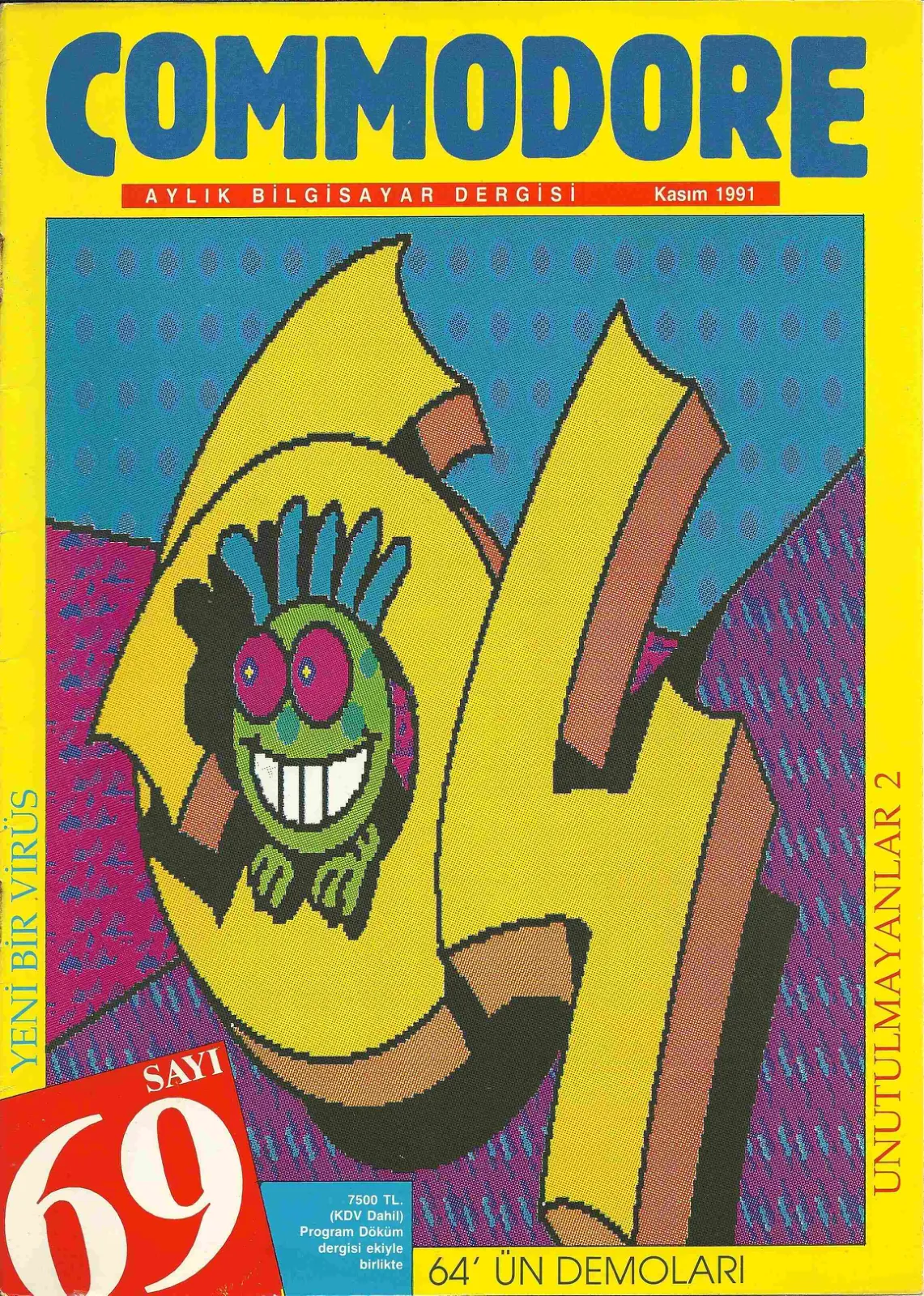 Commodore sayı 69 kapağı