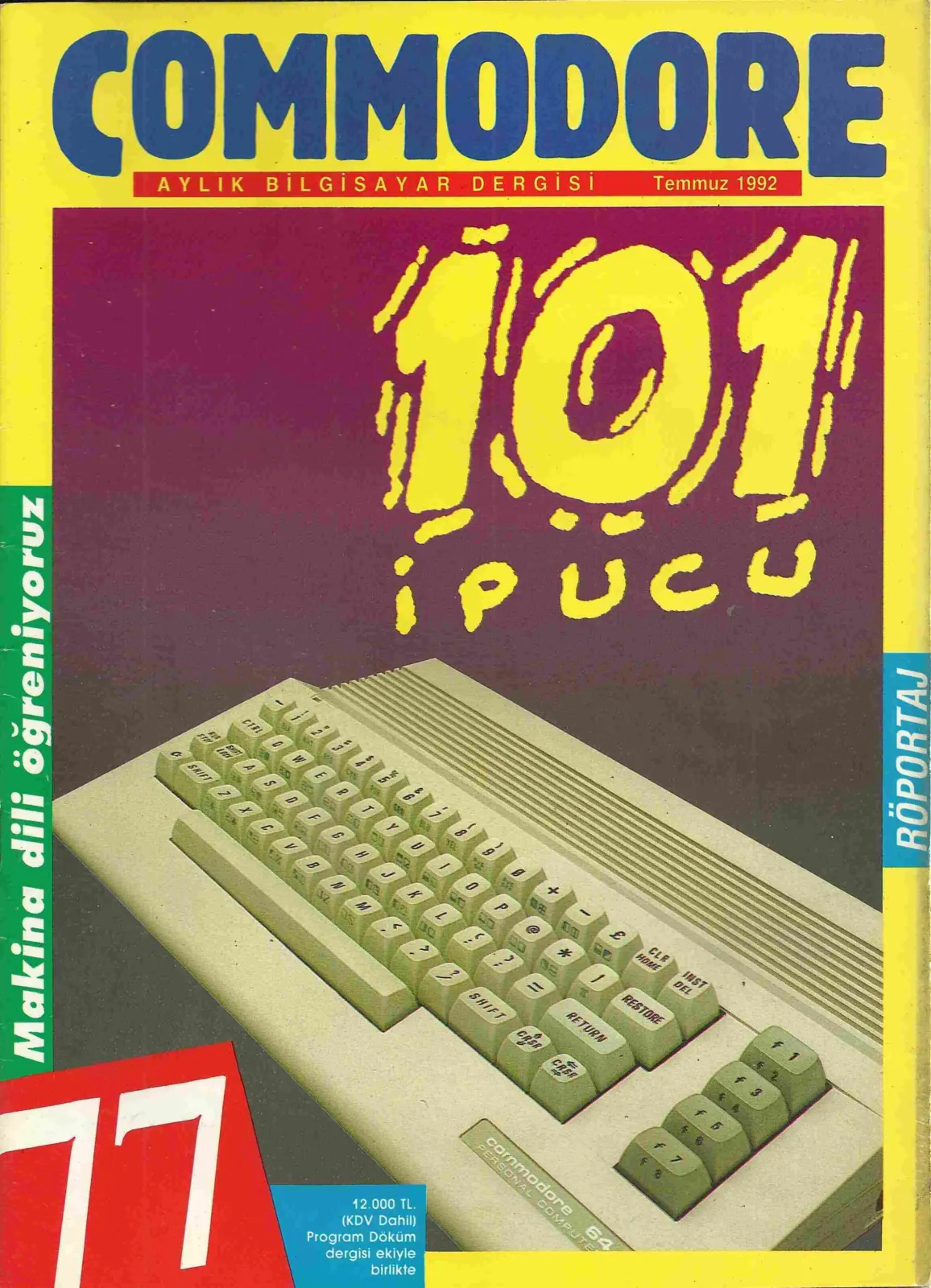 Commodore sayı 77 kapağı