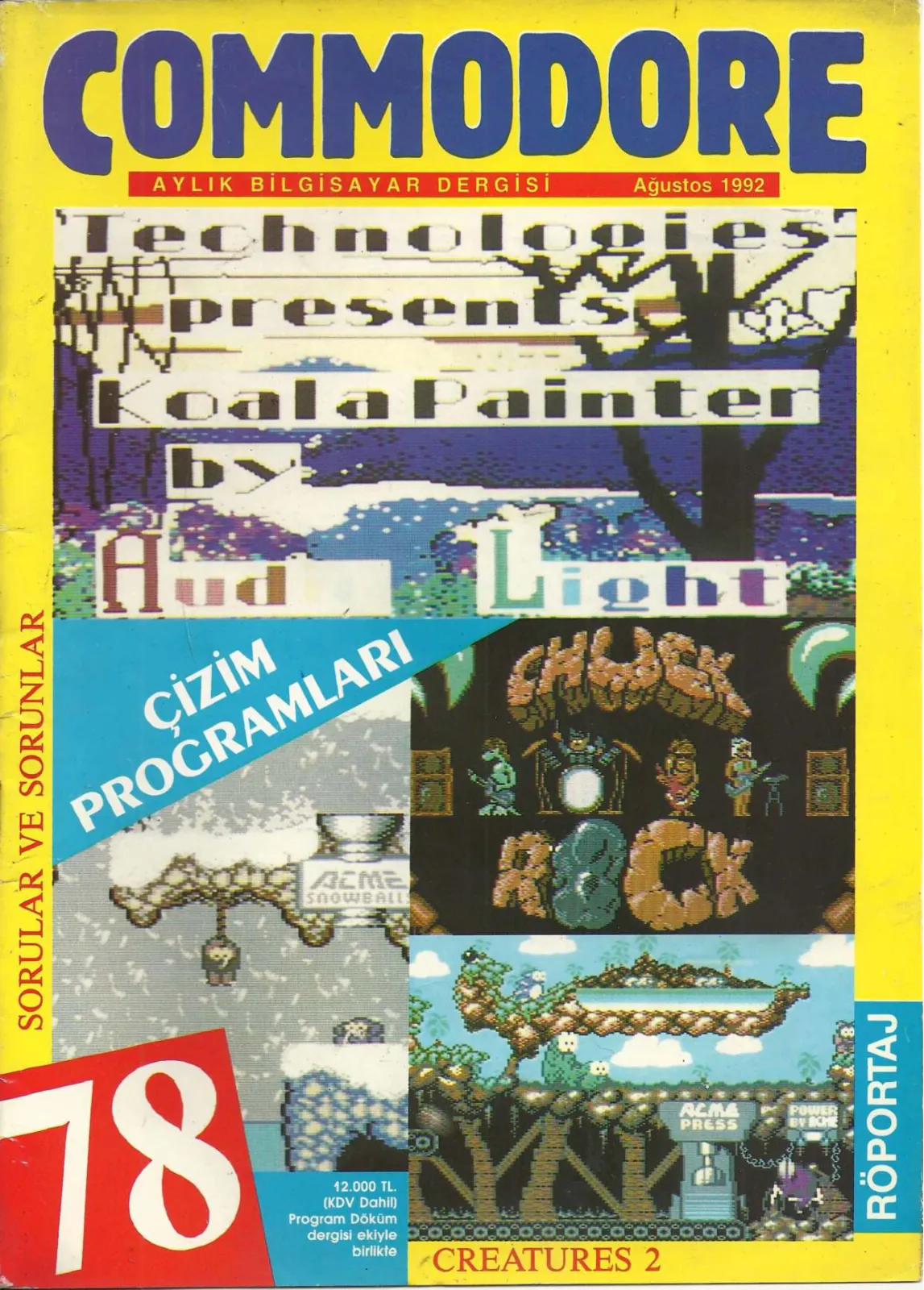 Commodore sayı 78 kapağı