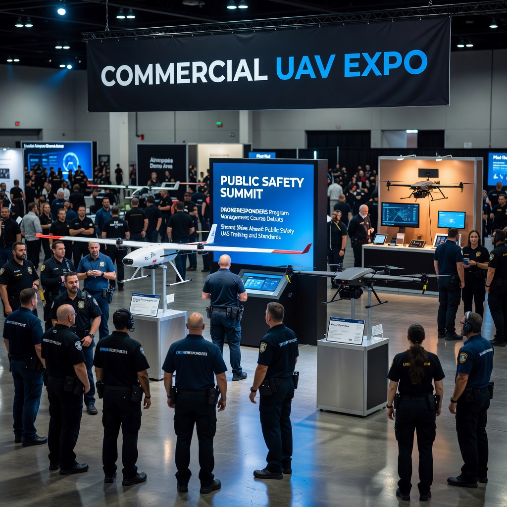 Commercial UAV Expo Debuts DRONERESPONDERS Program Management Course, Unveils Public Safety Summit Program