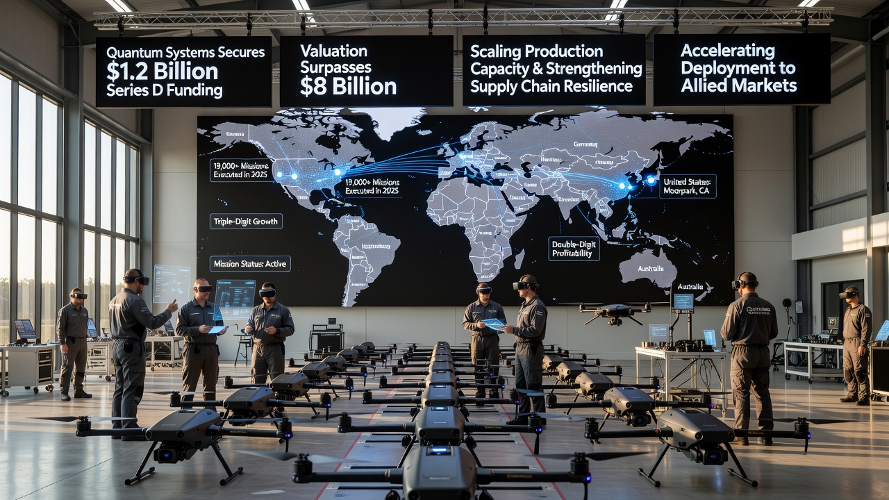 Quantum Systems raises $1.2B to expand drone production and deployments