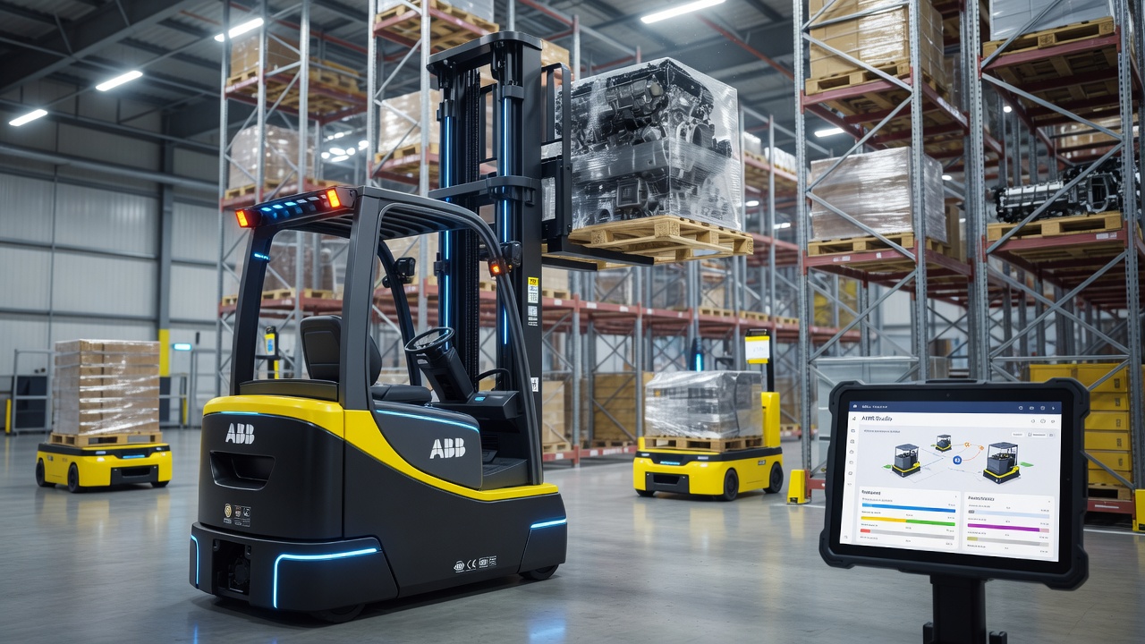 ABB Robotics Completes AI-Powered Visual SLAM AMR Portfolio with New Autonomous Forklift