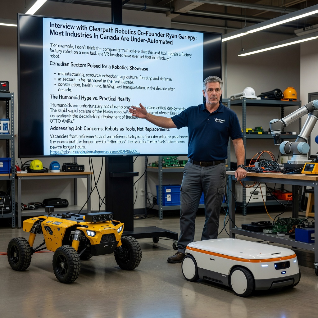 Canadian Industries Are ‘Under-Automated,’ Says Clearpath Robotics Co-Founder