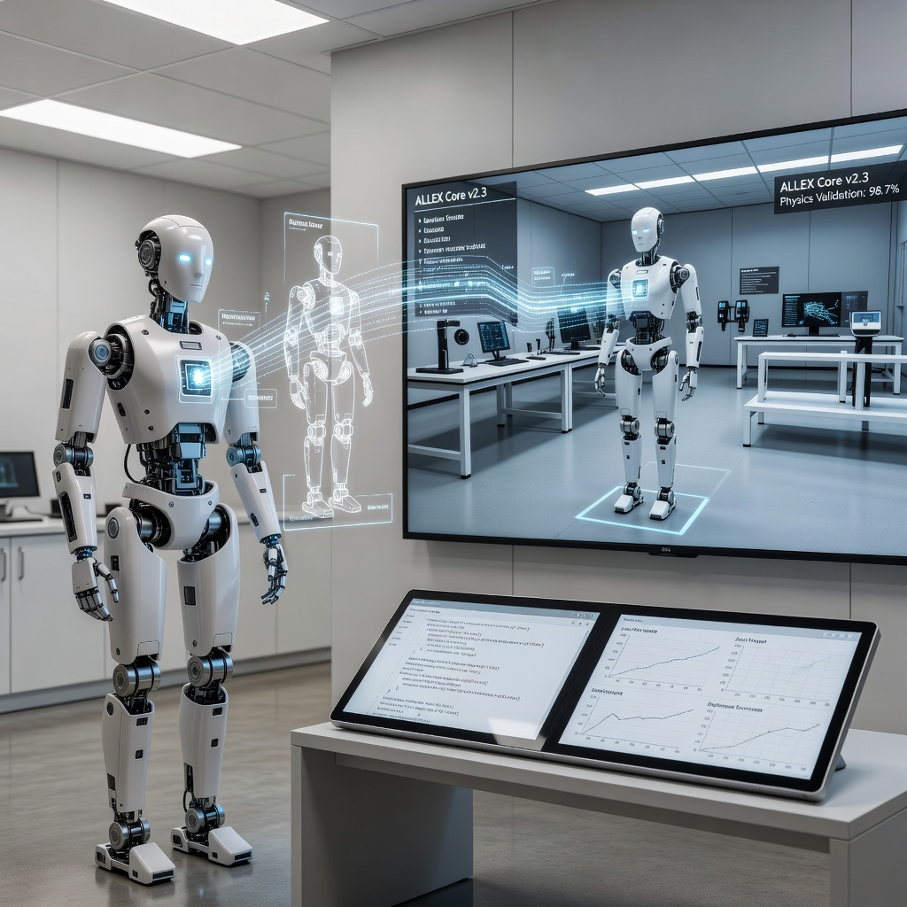 WIRobotics Begins Building a Physical AI Development Ecosystem: The First Technology Release Features the ALLEX Simulation Model