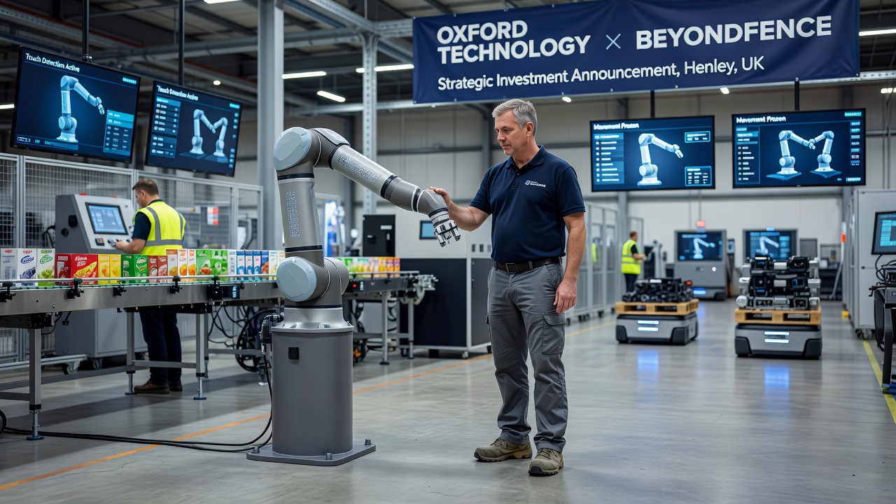 Oxford Technology Funds Next-Generation Human–Robot Safety Technology