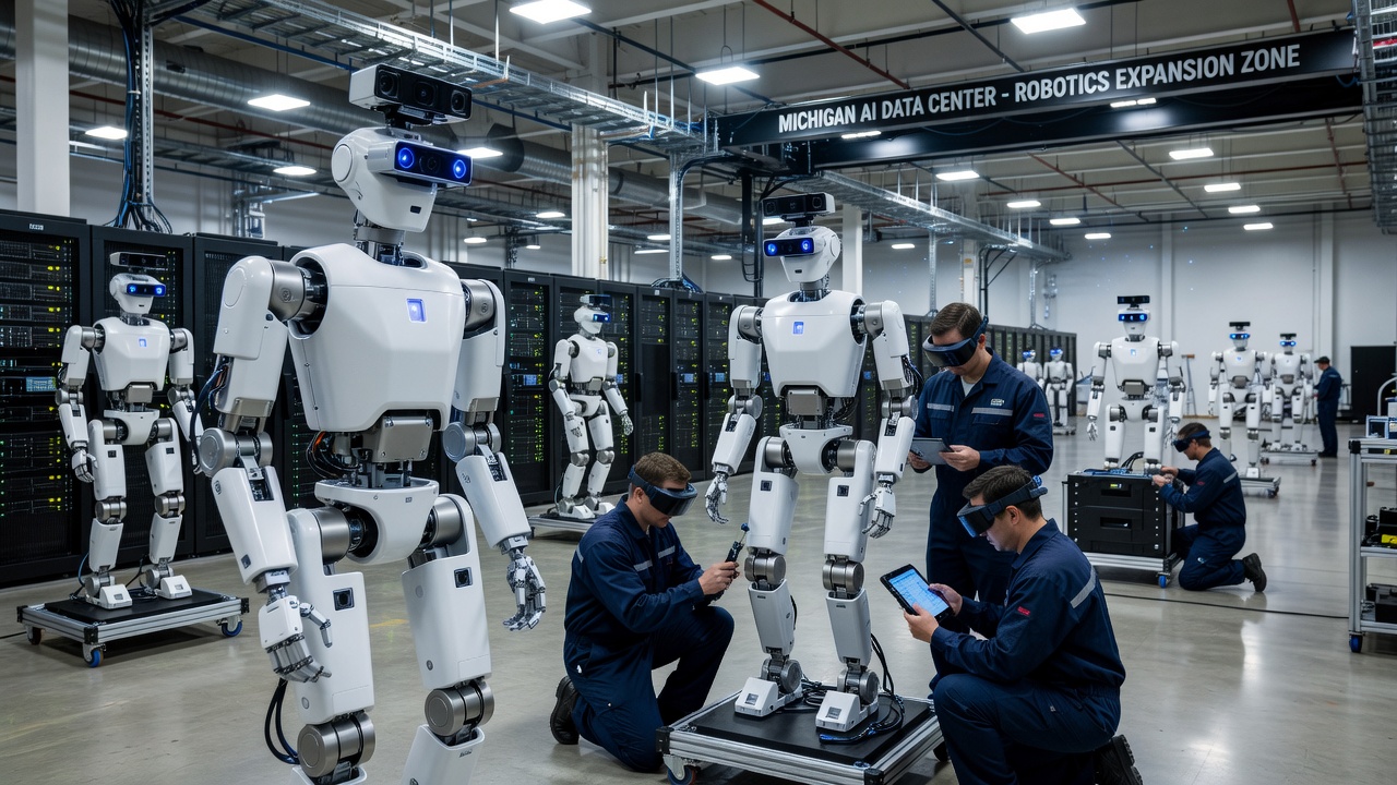 Hyperscale Data Begins Installation of Omnipresent Robotics OPR-R2 Robots at Michigan AI Facility | RoboticsTomorrow