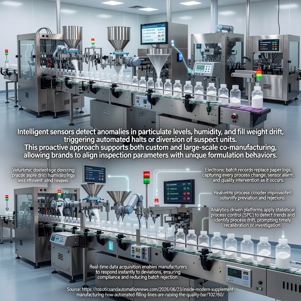 Automated Filling Lines Set New Quality Benchmarks in Supplement Manufacturing
