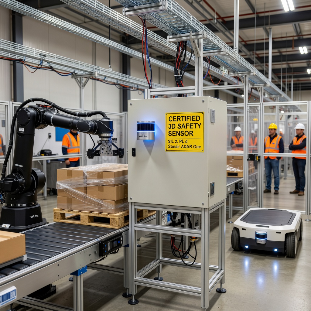 Robot Safety is Now 3D: Sonair Unveils World’s First Safety-Certified 3D Ultrasonic Sensor for Human-Robot Collaboration