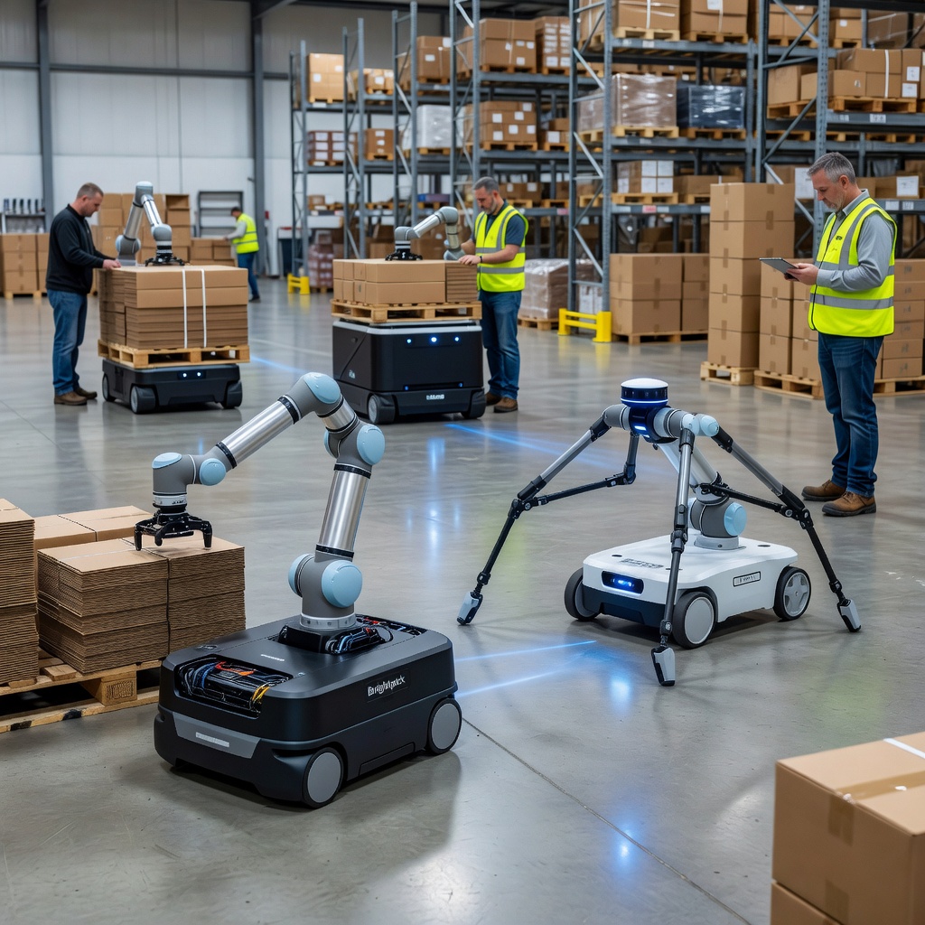 How compact cobot integration enhances autonomous mobile robot applications