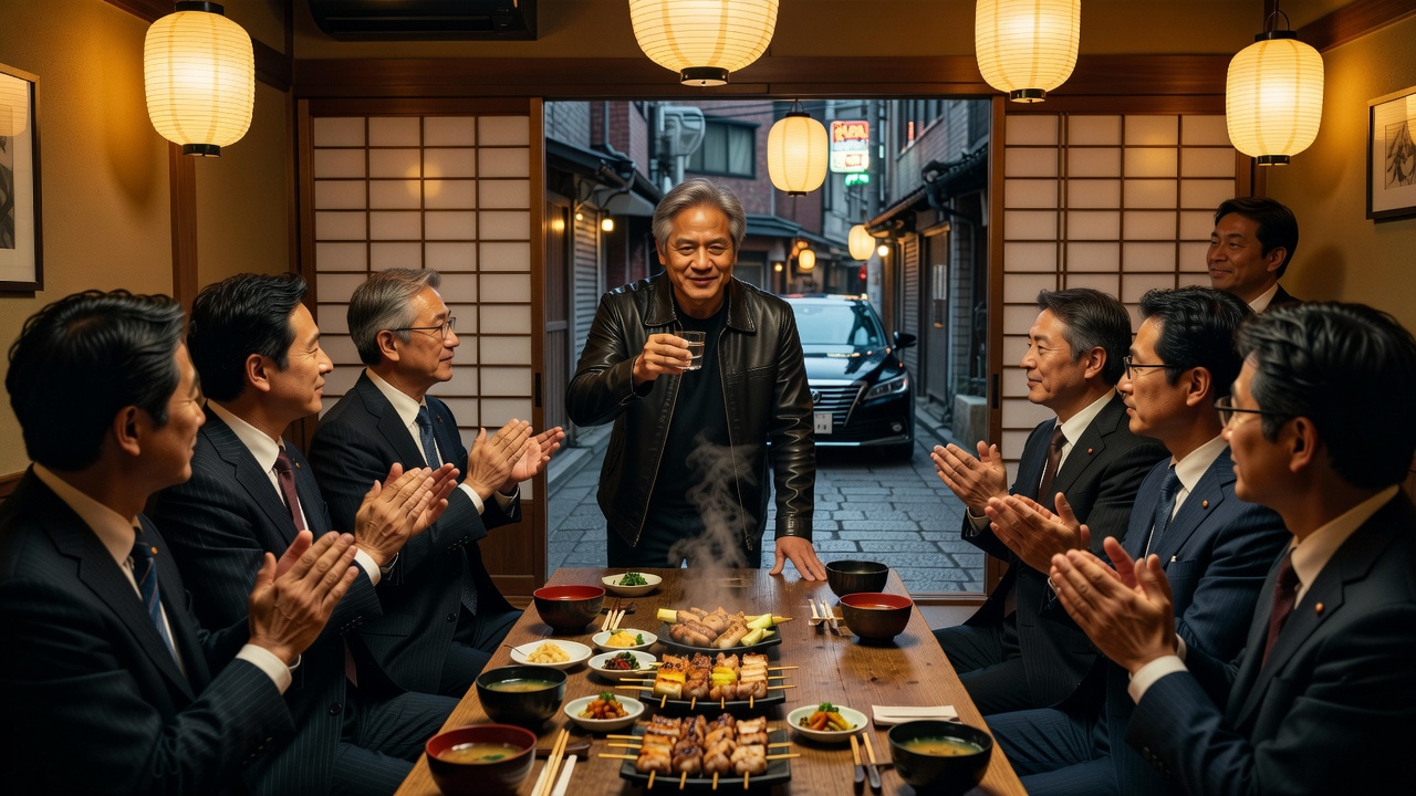 Nvidia chief Jensen Huang seals Japan robotics push after ‘yakitori summit’