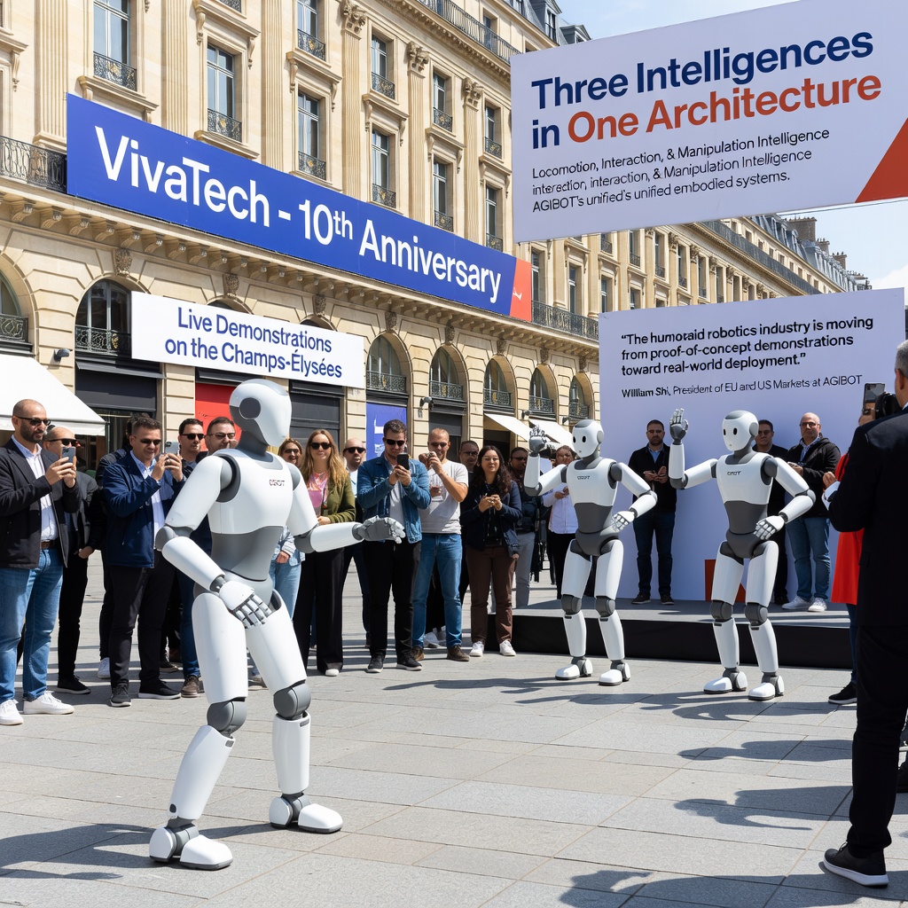 AGIBOT Brings Embodied AI Robots to VivaTech 2026 in Paris