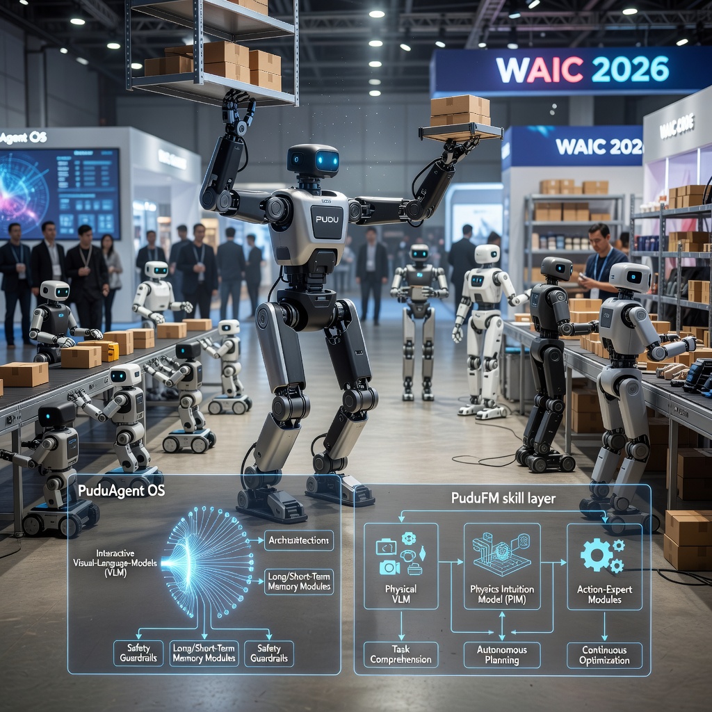 Pudu Robotics Showcases "One Brain, Multiple Embodiments" Platform and Debuts PUDU D7 at WAIC 2026