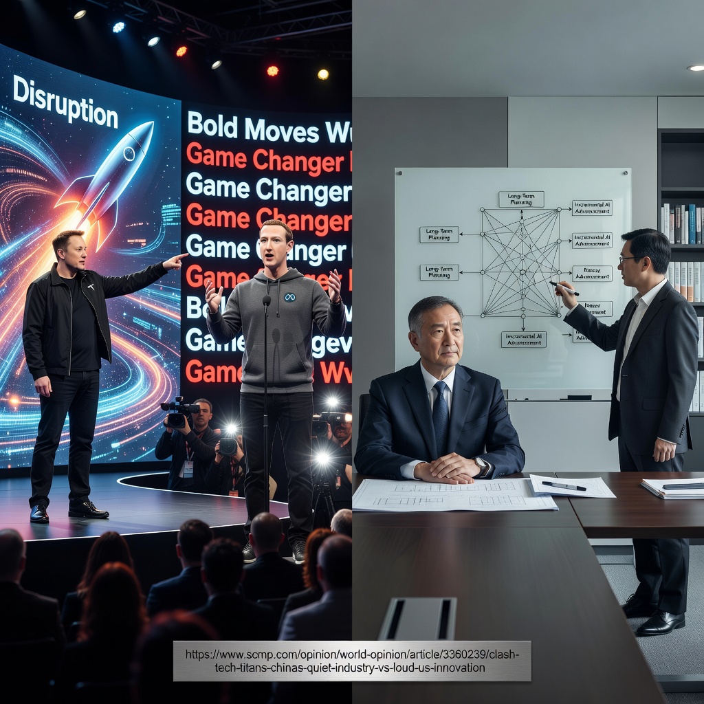 Clash of the Tech Titans: China’s Quiet Industry vs Loud US Innovation
