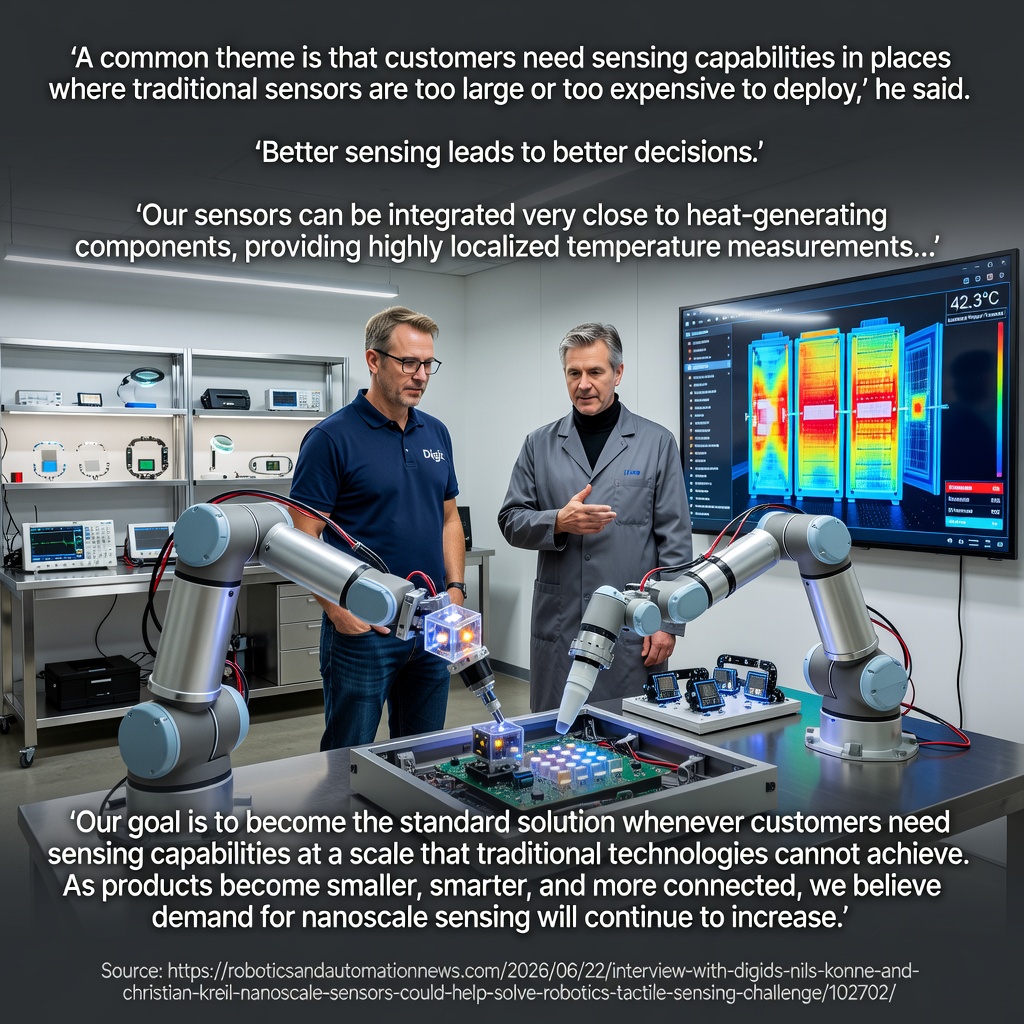 Nanoscale Sensors Could Help Solve Robotics’ Tactile Sensing Challenge