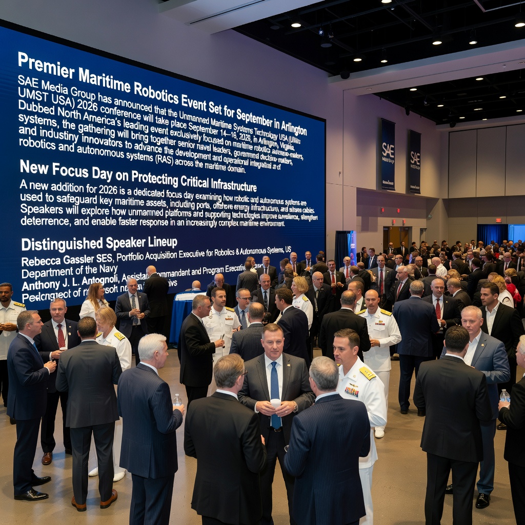 Unmanned Maritime Systems Technology USA 2026 Offers $200 Early Bird Discount Until July 2
