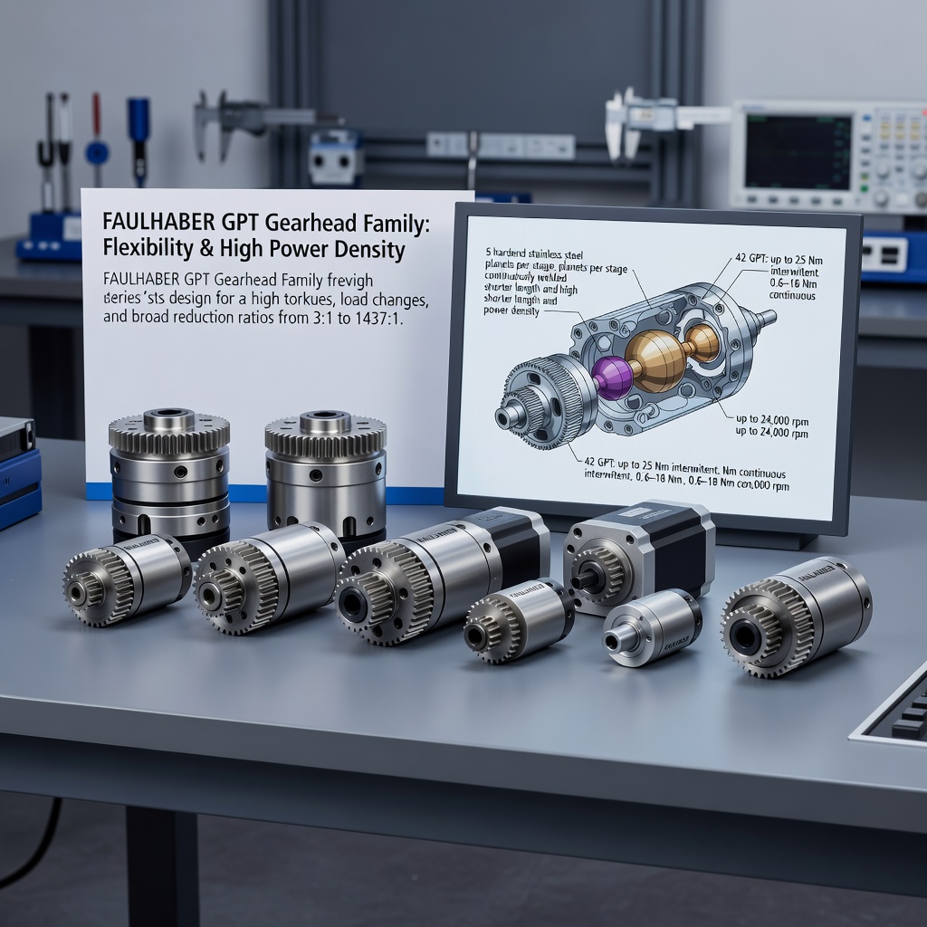 FAULHABER launches GPT gearhead family with focus on torque, noise, and power