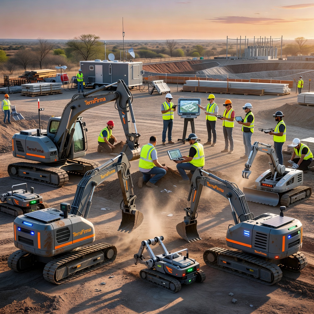 TerraFirma raises $115M to build robotic infrastructure for construction