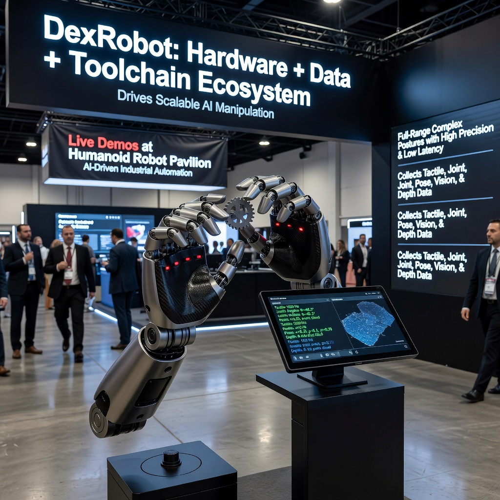 DexRobot Unveils Full Dexterous Hand Series and New DexTele Teleoperation System at Automate 2026