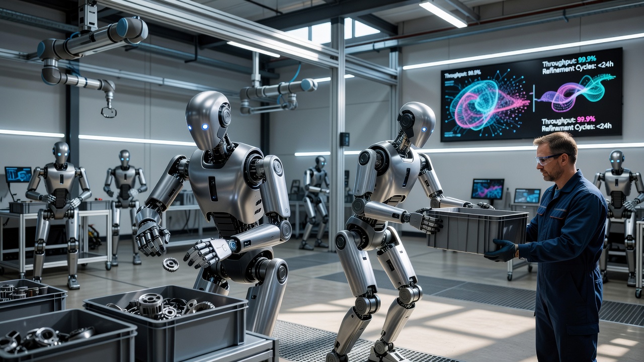 Humanoid Unveils KinetIQ Ascend: Reinforcement Learning System Nears Human-Level Manipulation Speed and Precision