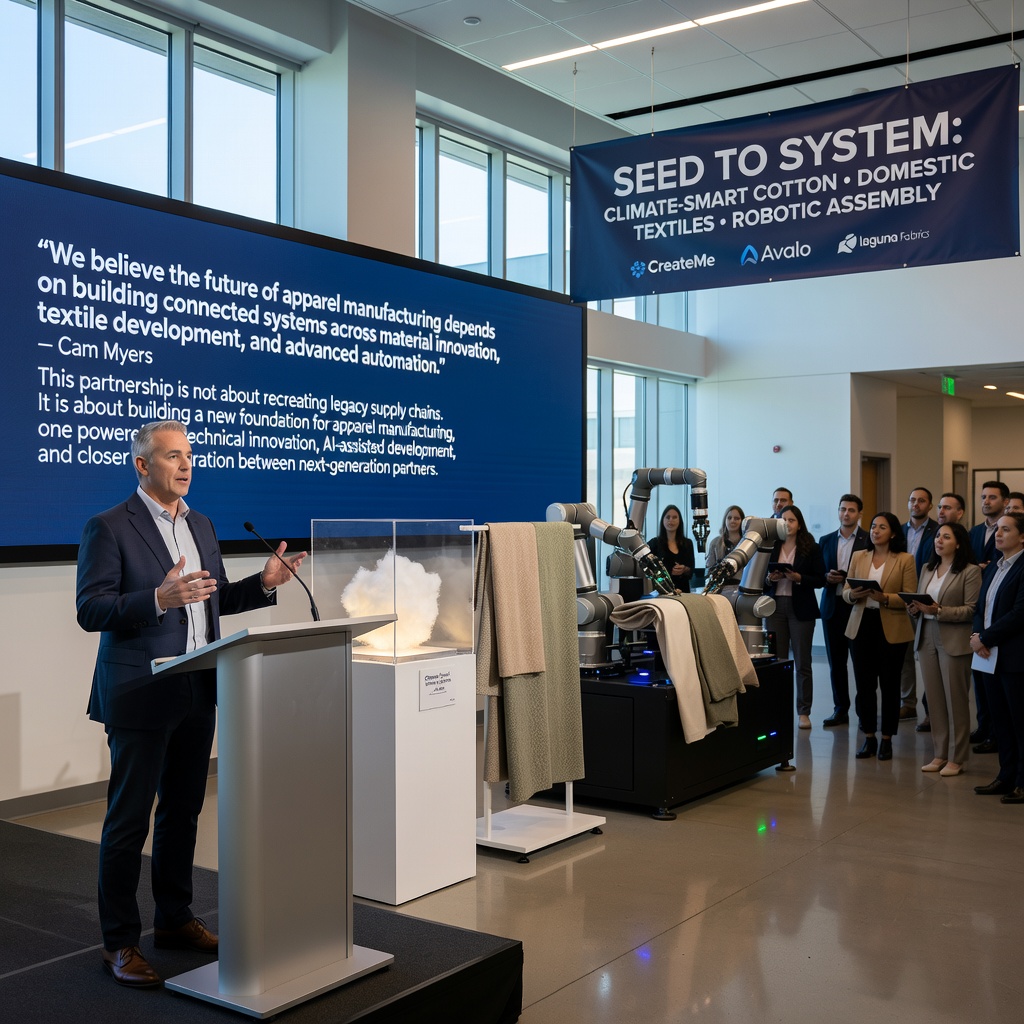 CreateMe Partners With Avalo and Laguna Fabrics to Build Resilient Apparel Supply Chains