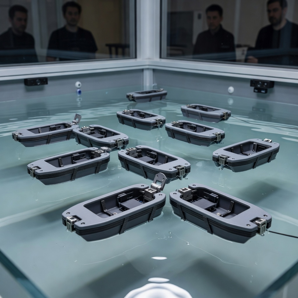 Tiny Robot Boats Assemble Themselves Into Floating Structures