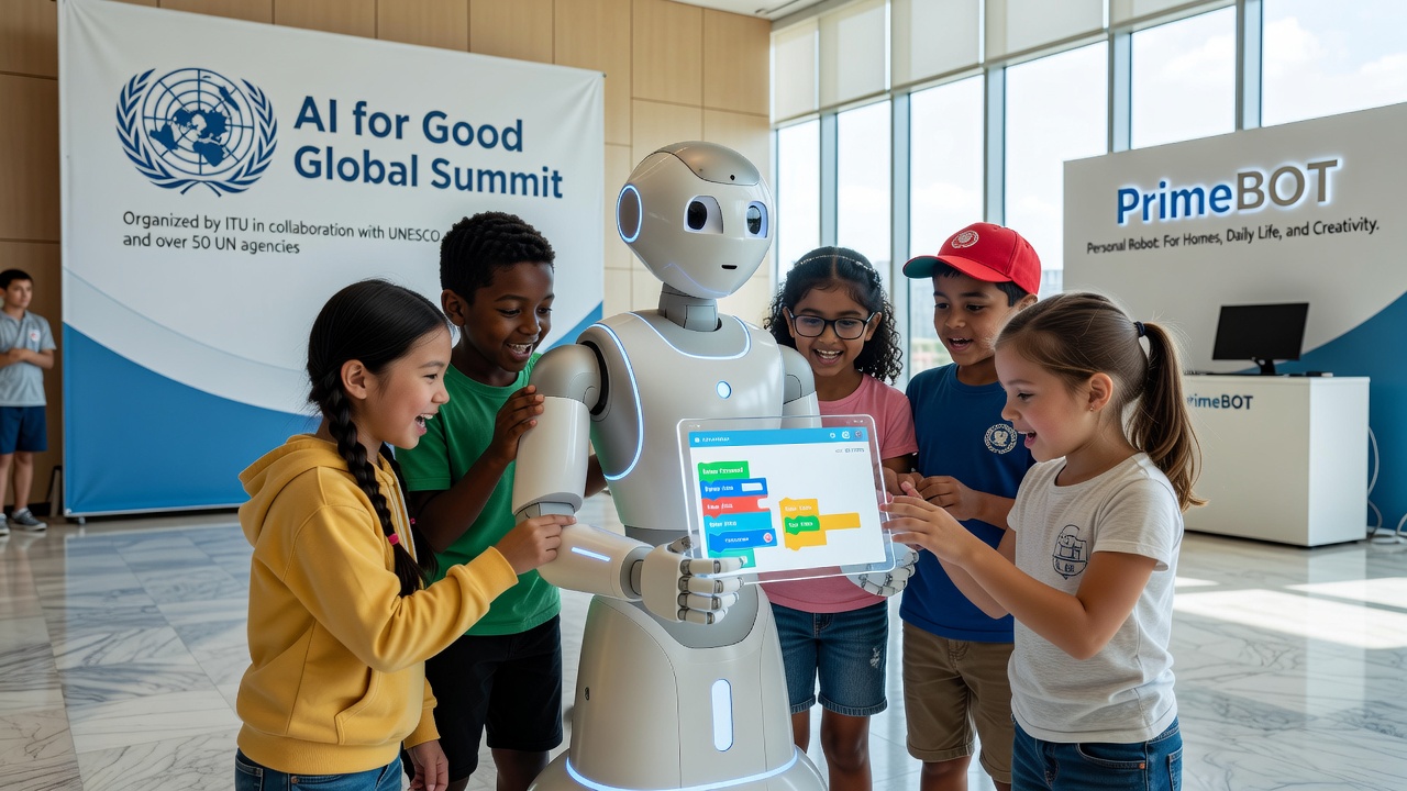 PrimeBOT Brings Personal Robotics to the UN's AI for Good Summit in Geneva | RoboticsTomorrow